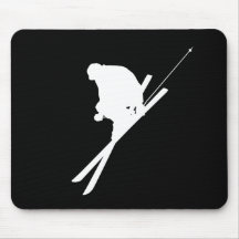 Freestyle skiing mouse mats