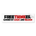 Freethinker bumper stickers