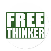 Freethinker Round Stickers
