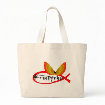 Freethinking Fish Symbol Bag