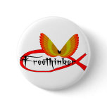 Freethinking Fish Symbol Pins