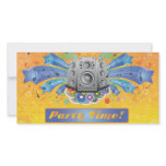 FreeVector-Party-Footage.ai Photo Card Template
