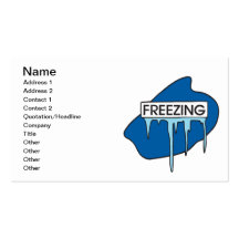 Freezing Business Card