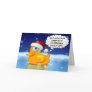Freezing Santa Duck Card
