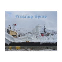 Freezing Spray on a Fuel Barge, Dutch Harbour, AK