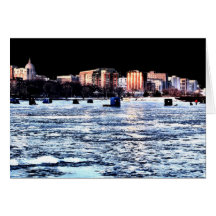 Freezing with a capital F Greeting Card