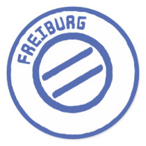 Freiburg Round Sticker