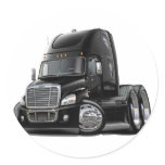Freightliner Cascadia Black Truck stickers