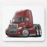 Freightliner Cascadia Maroon Truck Mousepads