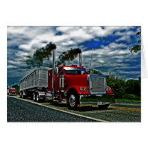 Freightliner Rollin' Note Card