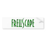 Frellscape bumper stickers