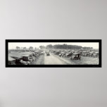 Fremont, NE Auto Show Photo 1916 Poster