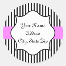 French Address Sticker