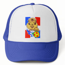 French African Soccer Lion hats