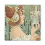 French Art Nouveau "Laurier Objets d'Art" Refrigerator Magnet