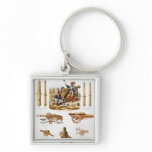 French artillery keychains
