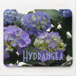 French Baby Blue Hydrangeas Mousepad