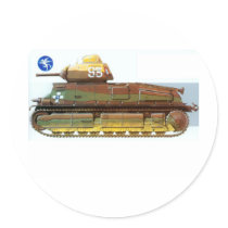 FRENCH BATTLE TANK STICKERS