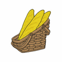 French Bread Embroidered Shirt
