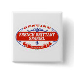 French Brittany Spaniel  buttons