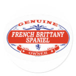 French Brittany Spaniel  stickers