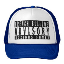French Bulldog Advisory Noxious Fumes Mesh Hats