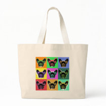 French bulldog tote bag