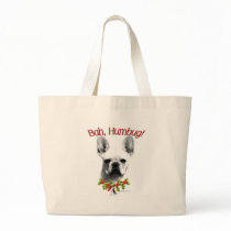 French Bulldog Bah Humbug Canvas Bags