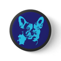 French Bulldog Button