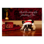 French Bulldog Christmas Card