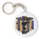 French Bulldog Dad Keychain