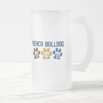 FRENCH BULLDOG Dad Paw Print 1 mugs