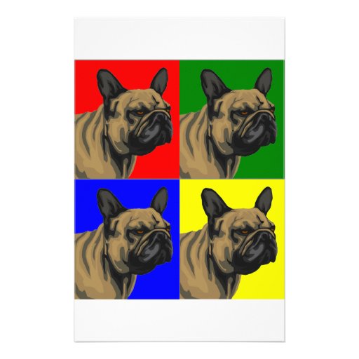 French Bulldog Does Primary Stationery