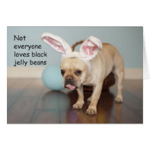 French Bulldog Easter Card!