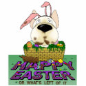 French Bulldog Happy Easter Sculpture photo sculptures