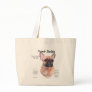 French Bulldog History Design Canvas Bag