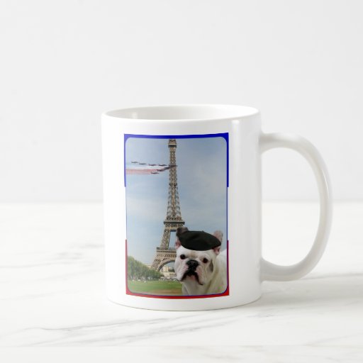 French Bulldog in Paris mug