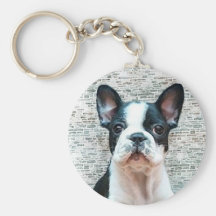 French Bulldog keychain