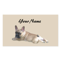 French Bulldog Lover Business Card