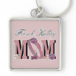 French Bulldog MOM keychains