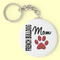 French Bulldog Mum 2 keychains