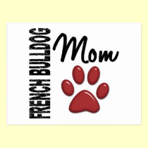 French Bulldog Mum 2 postcards