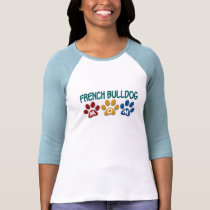 FRENCH BULLDOG Mum Paw Print 1 t-shirts