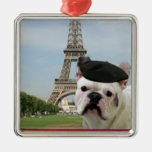 French bulldog ornament