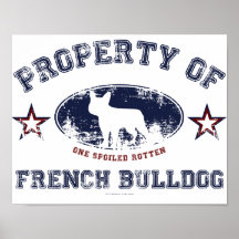 French Bulldog Poster