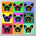 French bulldog poster posters
