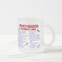 FRENCH BULLDOG Property Laws 2 mugs