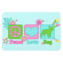French Bulldog Rectangle Magnet
