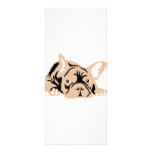French Bulldog rose Customized Rack Card