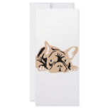 French Bulldog rose rack cards